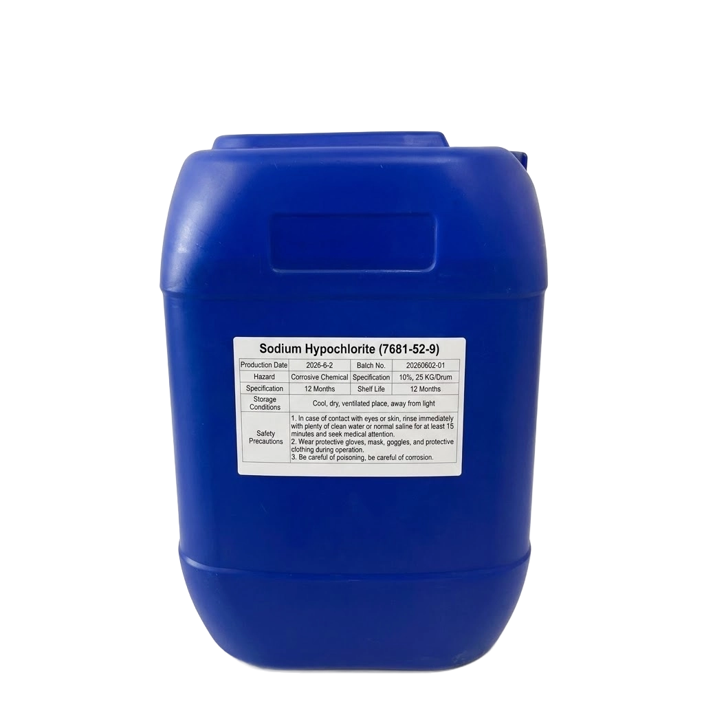 Sodium Hypochlorite CAS 7681-52-9 Industrial Grade
